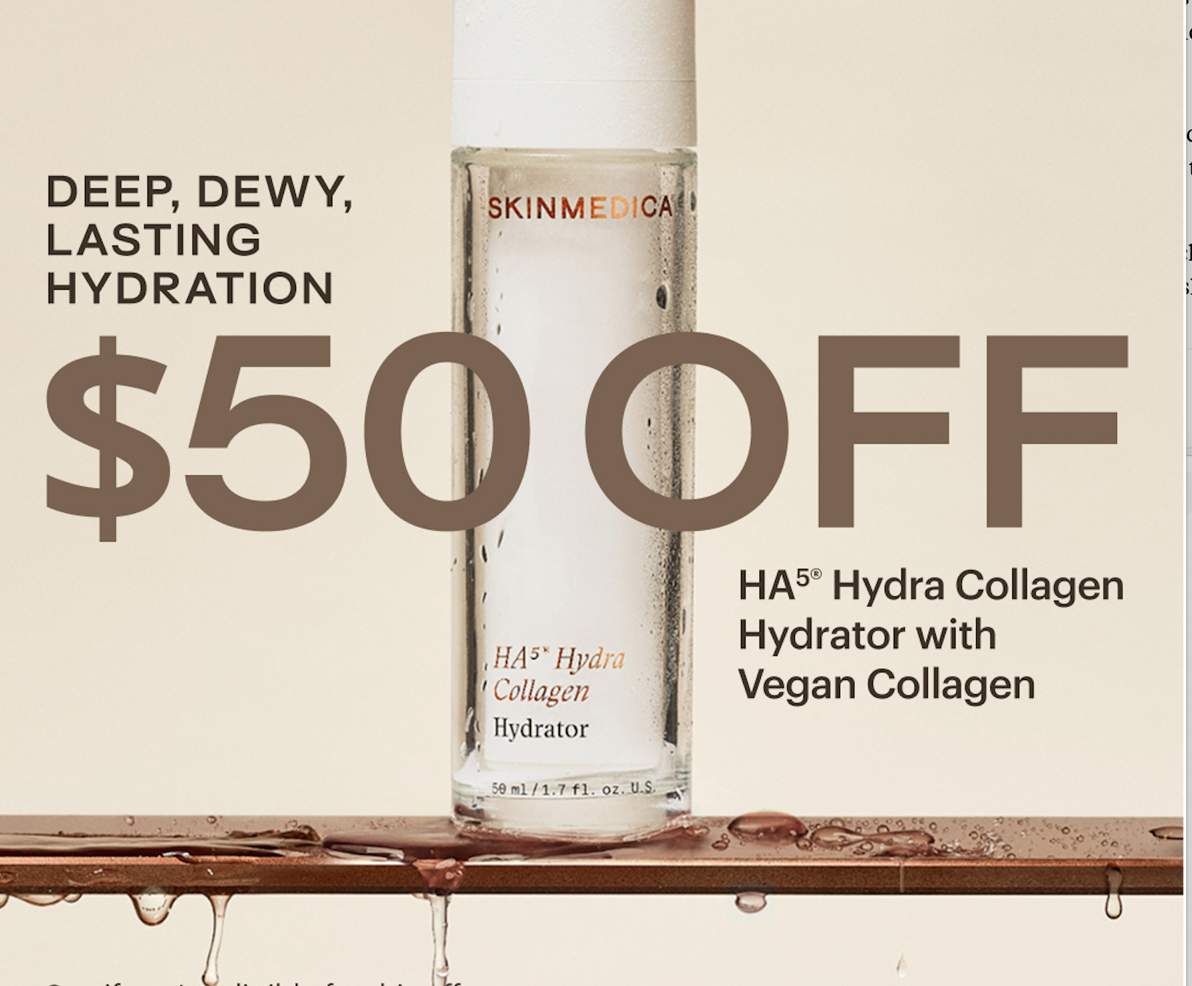 SkinMedica HA5 Hydra Collagen offer
